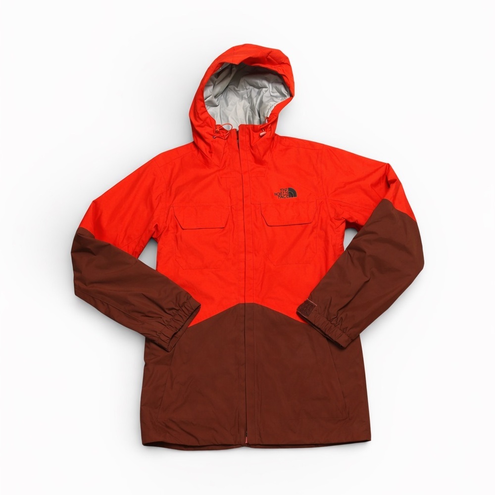 THE NORTH FACE BROGODA INSULATED HOODED JACKET LONG SLEEVE COAT ALL WEATHER - Picture 2 of 5